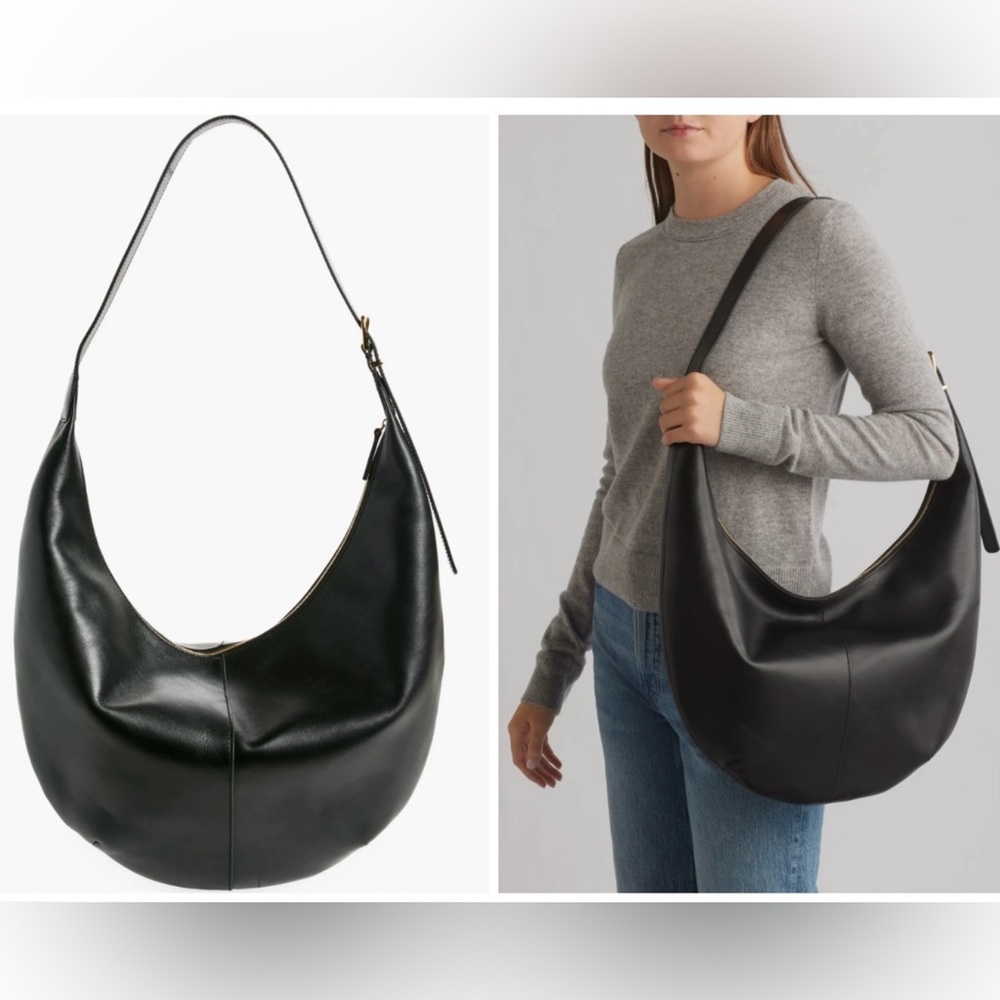 Madewell Leather The Essential Curve Shoulder Bag **SOLD OUT IN STORES**